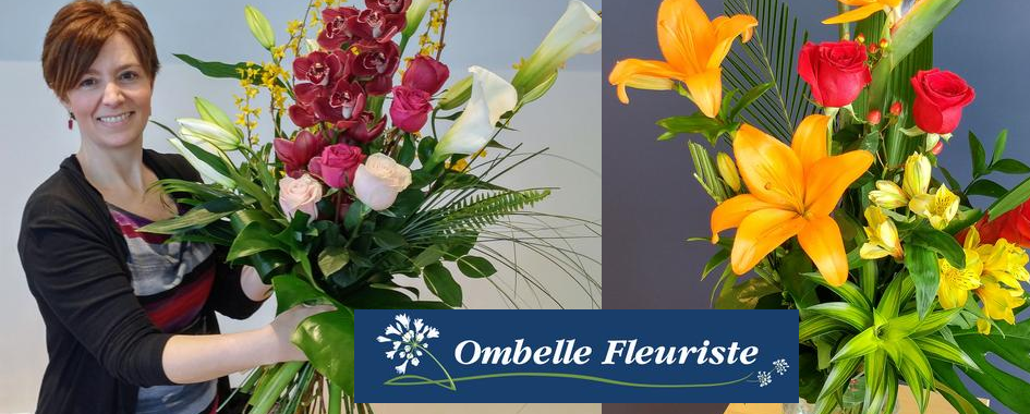 Fleuriste effectue la livraison