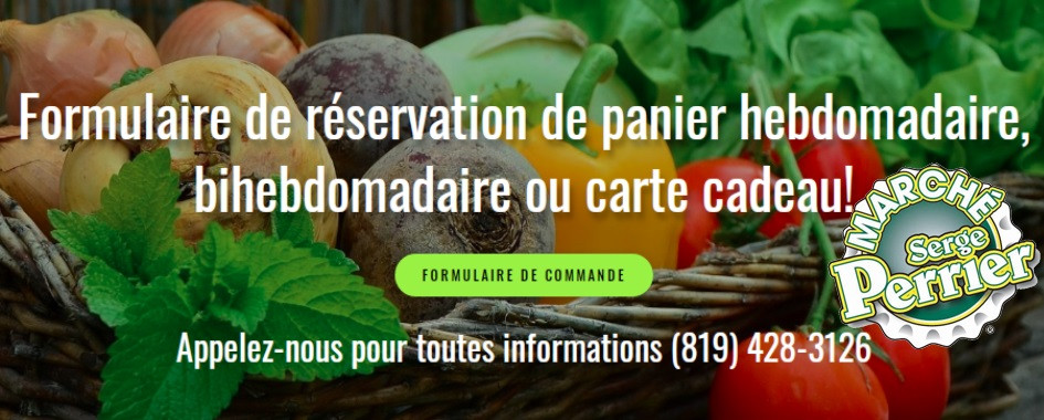 réservation de panier hebdomadaire