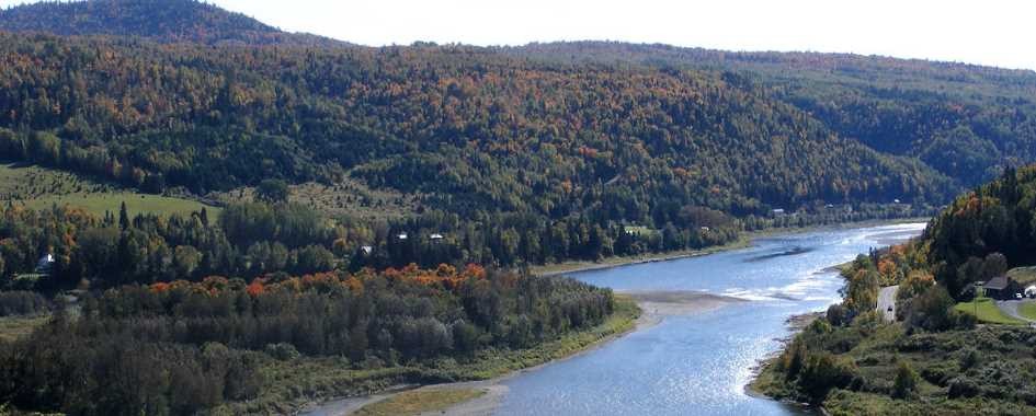 La vallée de la Matapédia, Gaspésie