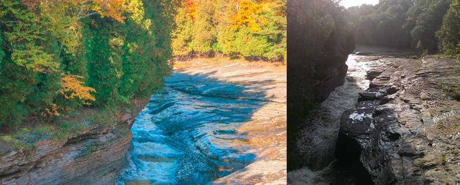 Le site Déry et la rivière Jacques Cartier un site à visiter